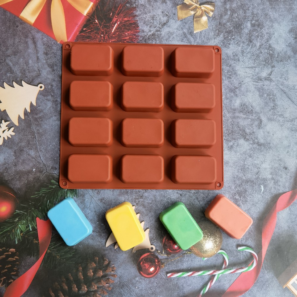 Soap Making Kit For Beginners - Molde quadrado do sabão do silicone