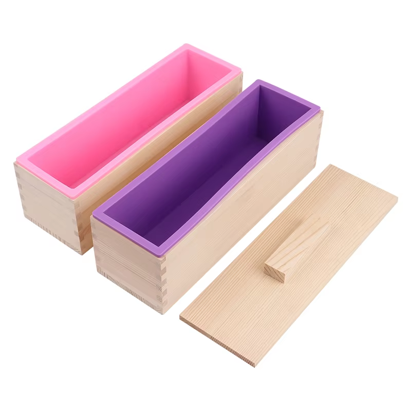Soap Making Kit For Beginners - Molde de Silicone Retangular 1200ml para