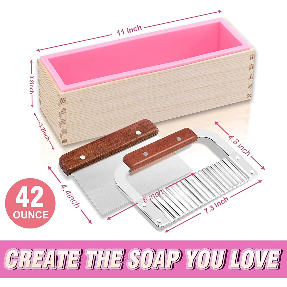 Kit retangular de moldes de sa - Soap Making Kit For Beginners avaliação e preço