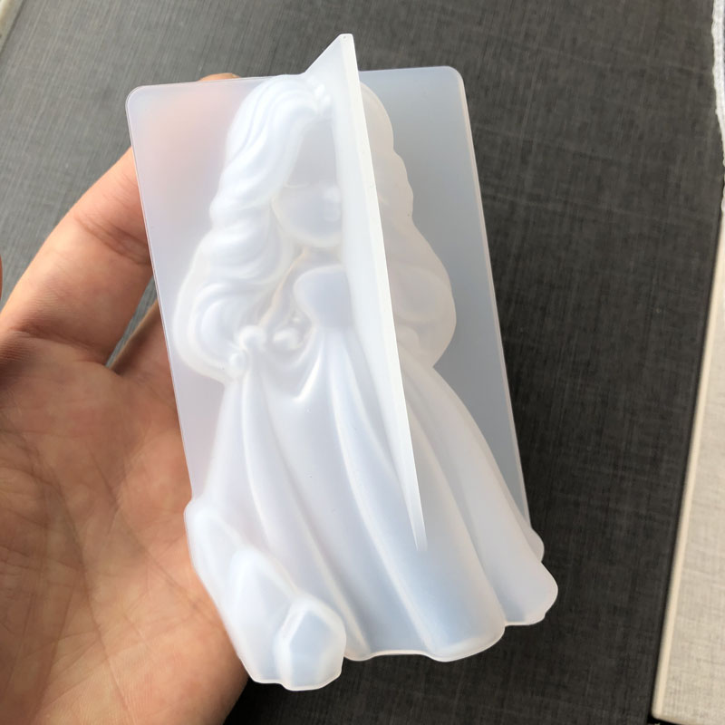 3d bonito princesa silicone ve - Soap Making Gifts avaliação e preço