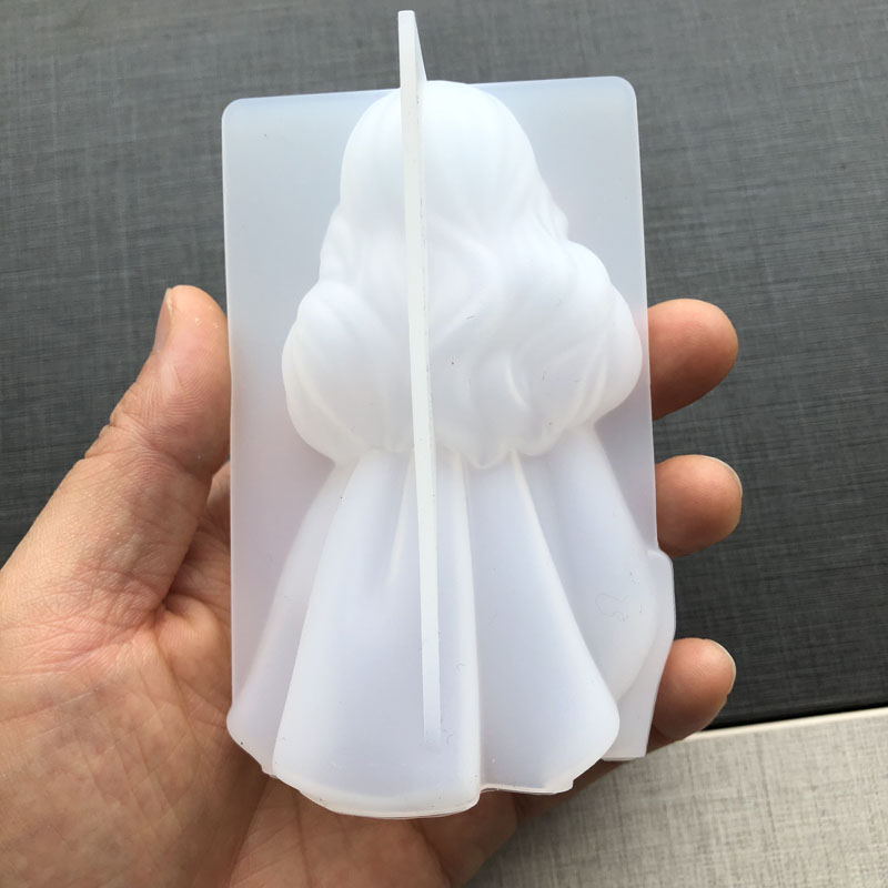 3d bonito princesa silicone ve - Soap Making Gifts avaliação e preço