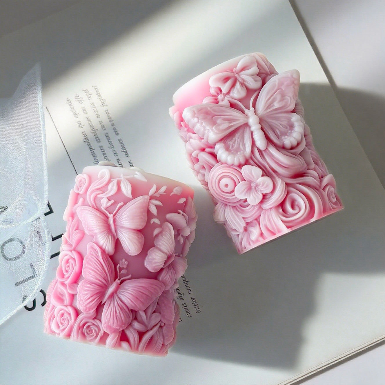 3d borboleta flores alívio cil - Soap Making Instructions avaliação e preço