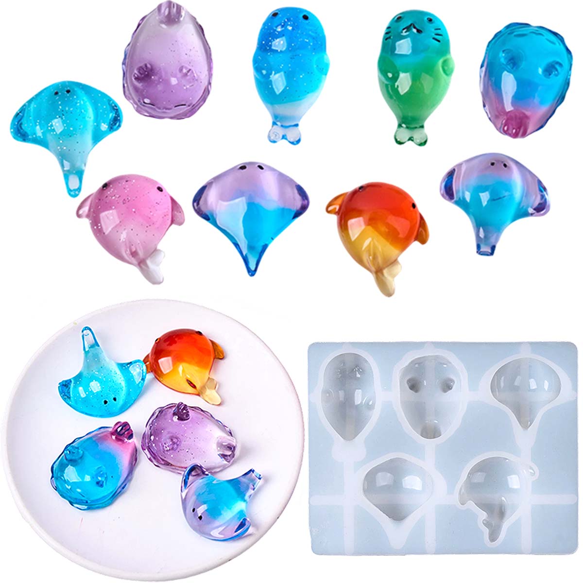 Molde de Silicone 3D de Raia M - Soap Making Ins avaliação e preço