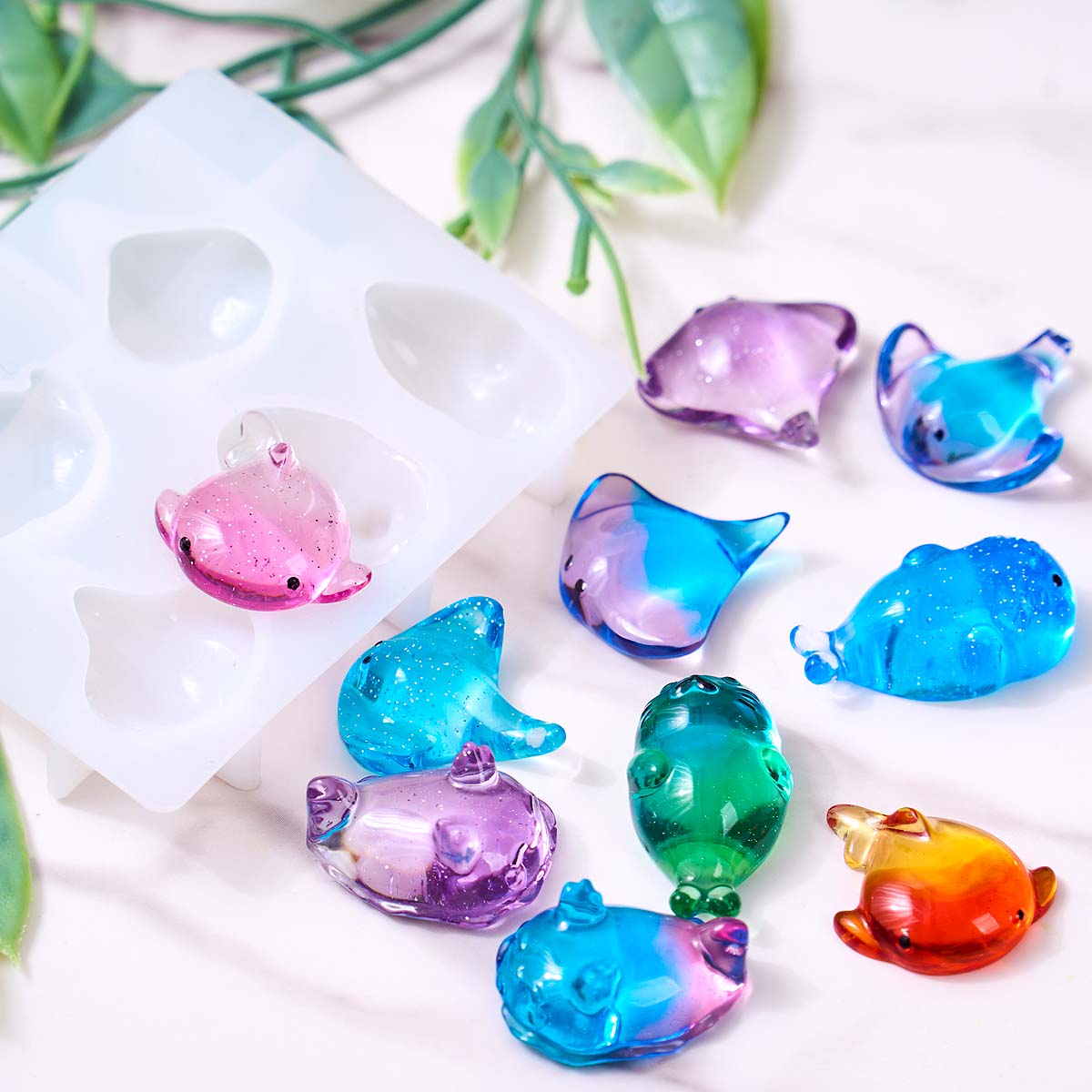 Molde de Silicone 3D de Raia M - Soap Making Ins avaliação e preço