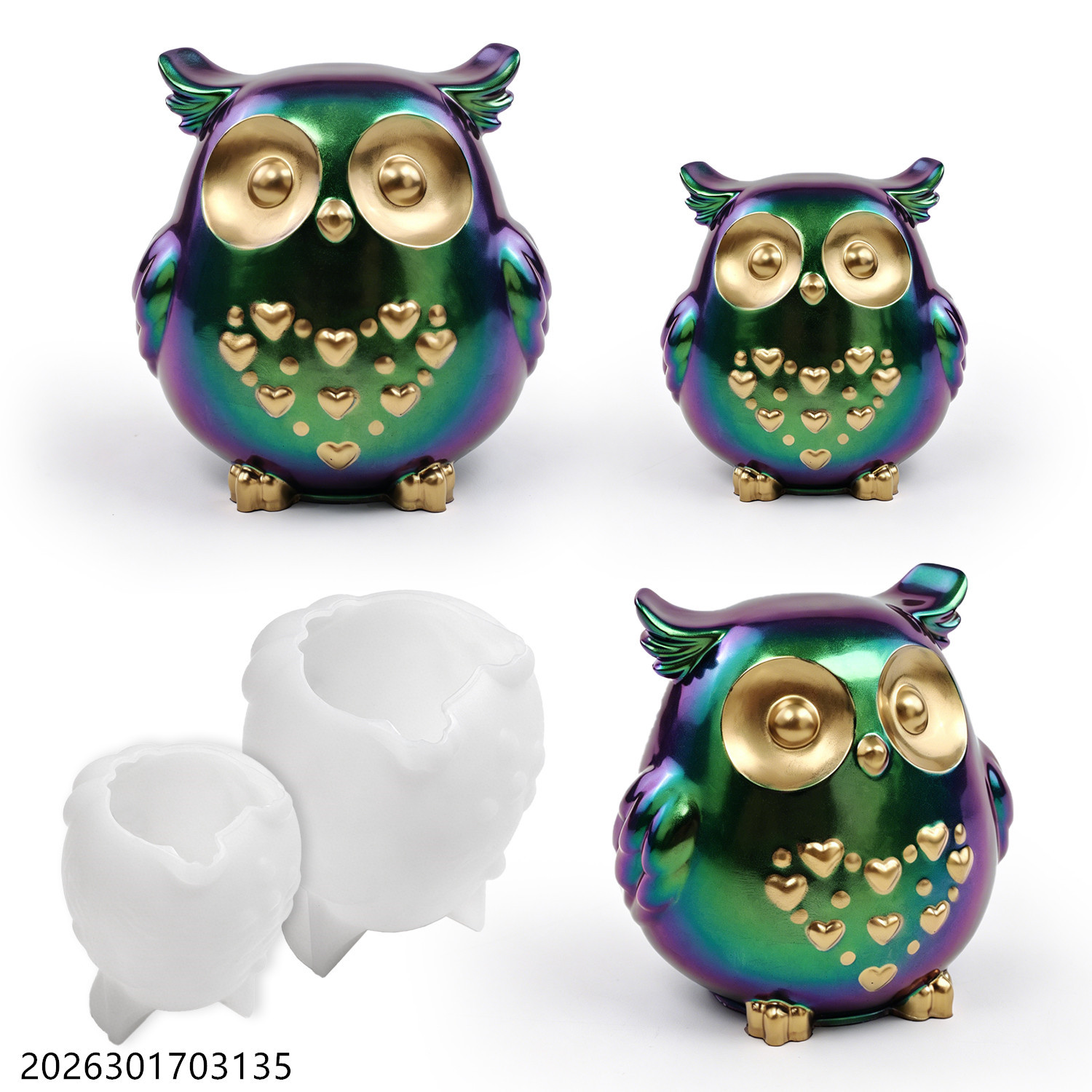 Molde de Silicone Coruja 3D em - Soap Making Gifts avaliação e preço
