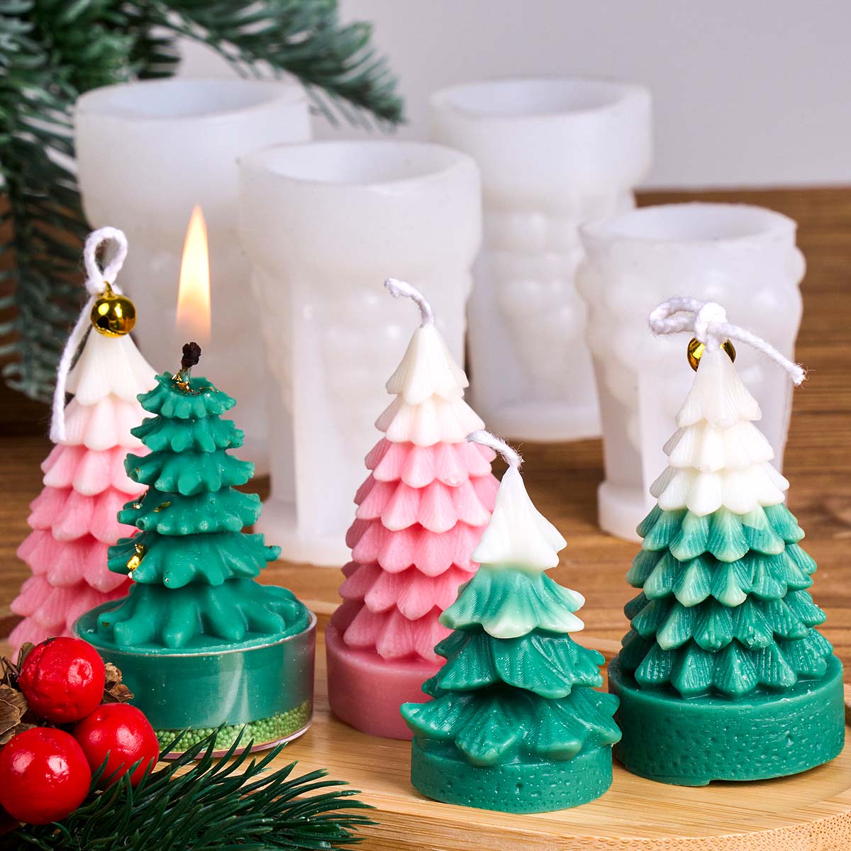 Molde de Silicone 3D para Árvo - Soap Making Gifts avaliação e preço