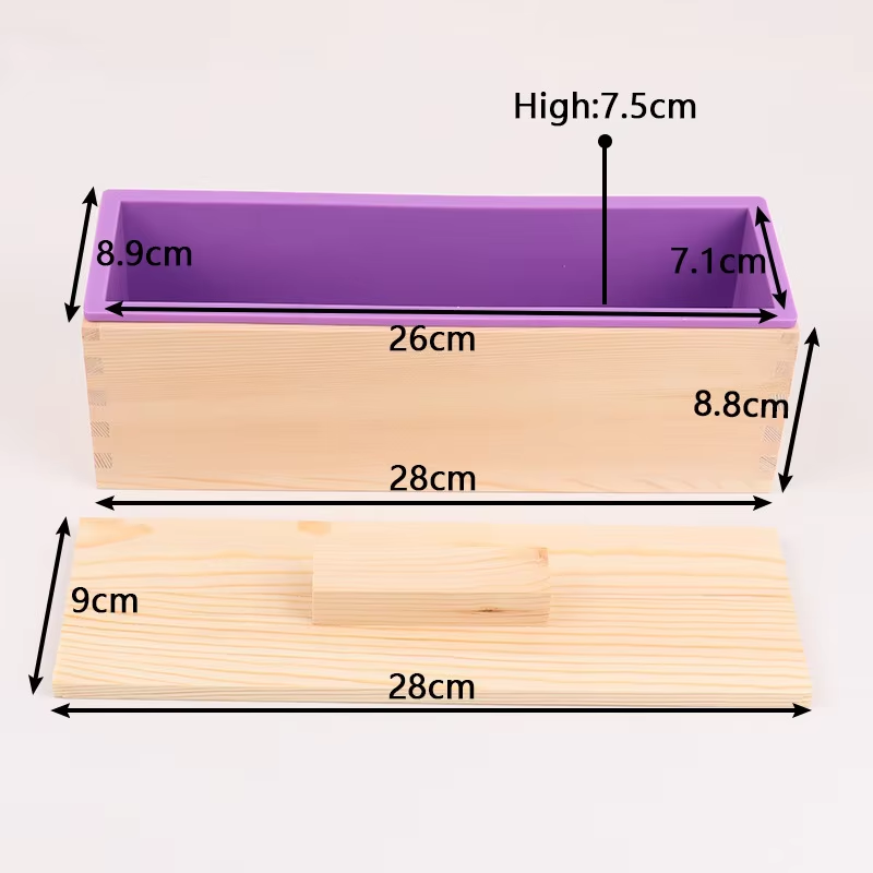 Molde de Silicone Retangular 1 - Soap Making Kit For Beginners avaliação e preço